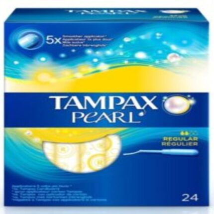 Tampones Tampax Pearl Regular caja de 24 unidades