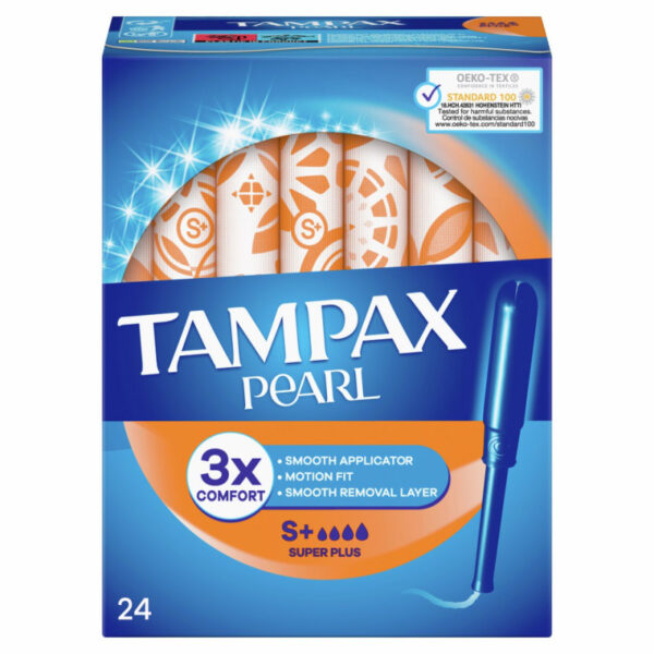 TAMPAX PEARL SUPER PLUS 24U - Imagen 1