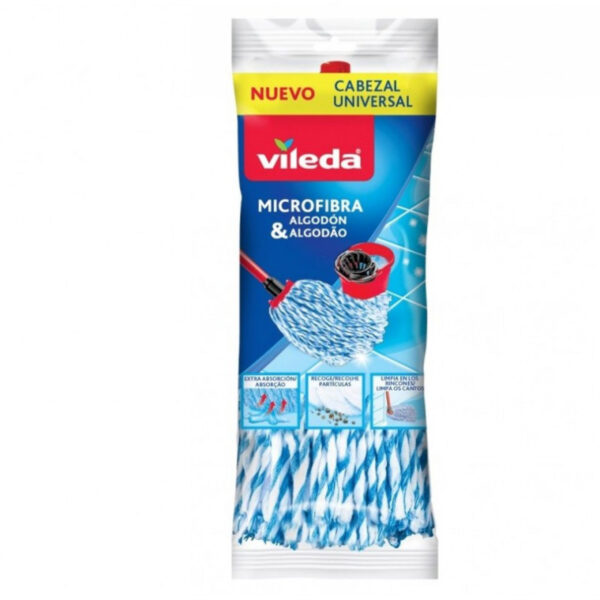 VILEDA FREGONA MICROFIBRA ALGODON - Imagen 1
