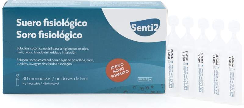 096932 SENTI2 SUERO FISIOLOGICO SENTI2 5MLX30 MONODOSIS - Imagen 1