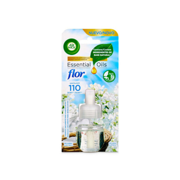 AIRWICK AMBIENTADOR ELECTRICO RECAMBIO FRESCOR FLOR - Imagen 1