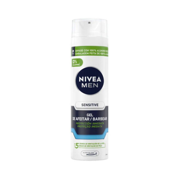 NIVEA MEN  GEL AFEITAR SENSITIVE 200 ML SP - Imagen 1