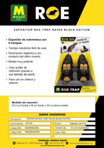 TRAMPA PARA RATAS BLACK EDITION MASSO - Imagen 2