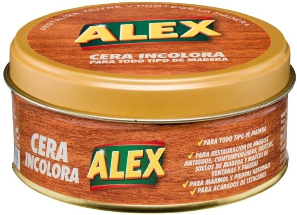 CERA ALEX LATA 250 ml  INCOLORA - Imagen 1