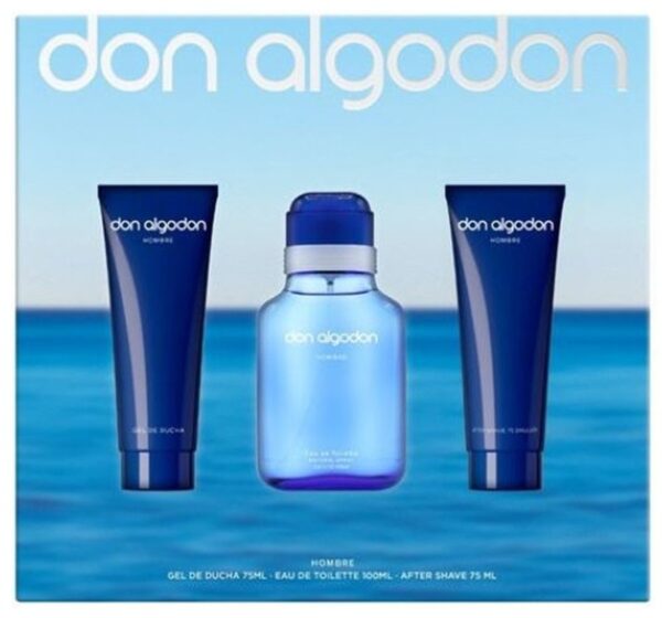 ESTUCHE DON ALGODON HOMBRE 100VP+MASJ 75+GEL 75 - Imagen 1