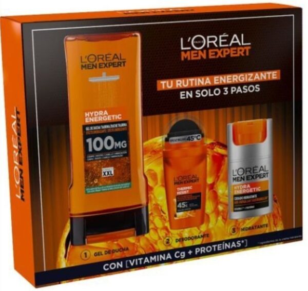 ESTUCHE LOREAL MEN EXPERT HYDRA ENERGY 3PZA - Imagen 1
