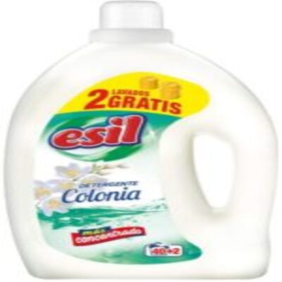 Botella de detergente líquido Esil 2,6 litros fragancia colonia 42 dosis