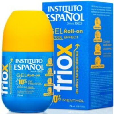 Bote de Gel Friox RL 75 de Instituto Español para piernas cansadas y alivio muscular