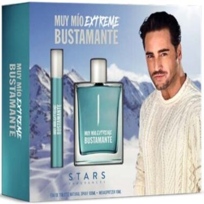 Set de regalo para hombre Muy Mío Extreme de Bustamante con colonia y vial