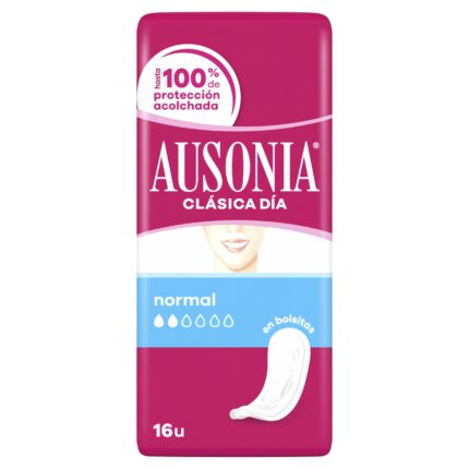 Compresas Ausonia Normal Día sin alas paquete 16 unidades