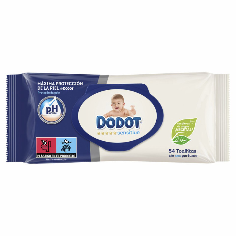 DODOT-TOALL-REC-54U-SENSITIVE DODOT TOALLITA RECAMBIO 54 UND. SENSITIVE - Imagen 1