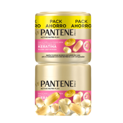 Mascarilla Pantene Rizos duplo 2×300 ml