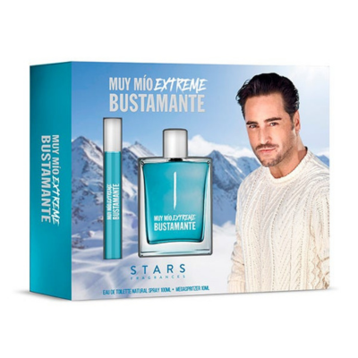 Colonia Bustamante Muy Mío Extreme 100 ml vaporizador aroma intenso masculino