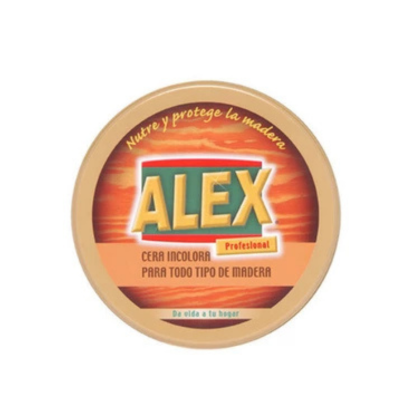 Cera Alex incolora en lata de 250 ml para proteger y abrillantar suelos
