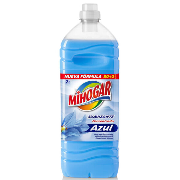 MIHOGAR SUAVIZANTE CONCENTRADO 2LT AZUL 80+2D - Imagen 1