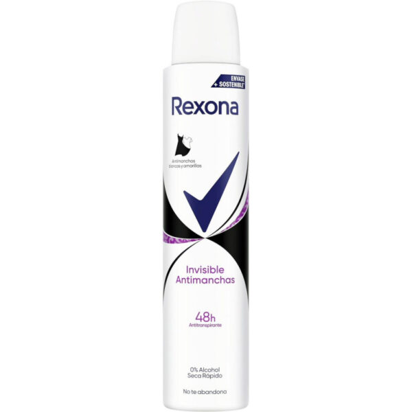 REXONA DEO SP 200ML B_W INVISIBLE ANTIMANCHA - Imagen 1