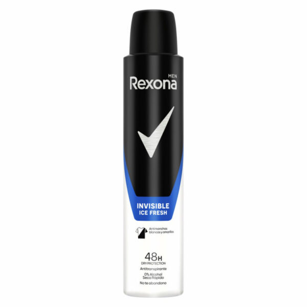 REXONA DESODORANTE SP 200ML MEN INVISIBLE ICE FRESH - Imagen 1