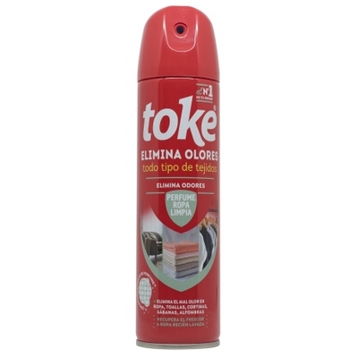 Spray elimina olores Toke 300ml para tejidos y ambientes