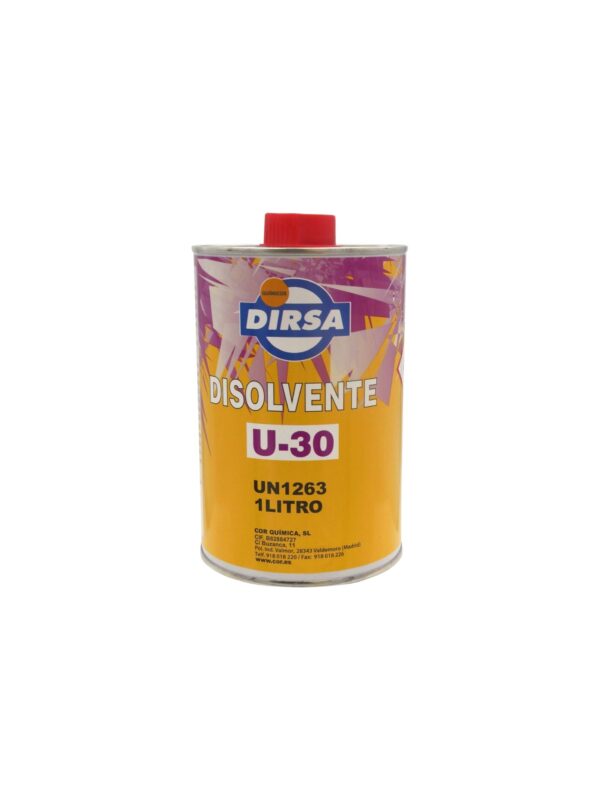 QUÍMICOS DIRSA Disolvente U-30 1L - Imagen 1