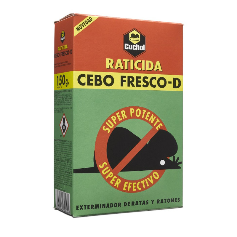 CUCHOL-RATICIDA-CEBO-FRESCO-150GR CUCHOL RATICIDA CEBO FRESCO 150GR - Imagen 1