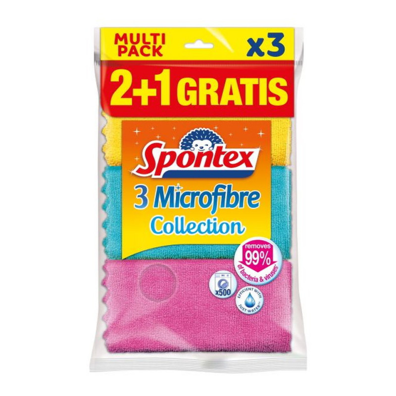 SPONTEX-BAYETA-MICRO-COLLECTION-21 SPONTEX BAYETA MICRO COLLECTION 2+1 - Imagen 1