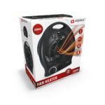 ALPINA CALEFACTOR COMPACTO NEGRO 2000 W - Imagen 3