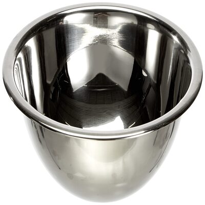 Bol de cocina Ibili de acero inoxidable con diámetro grande de 24 cm para masas y ensaladas