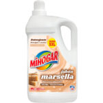 Mihogar Detergente Líquido Marsella 100 Dosis 5 litros+gratis 1 unidad toallita atrapacolor mihogar