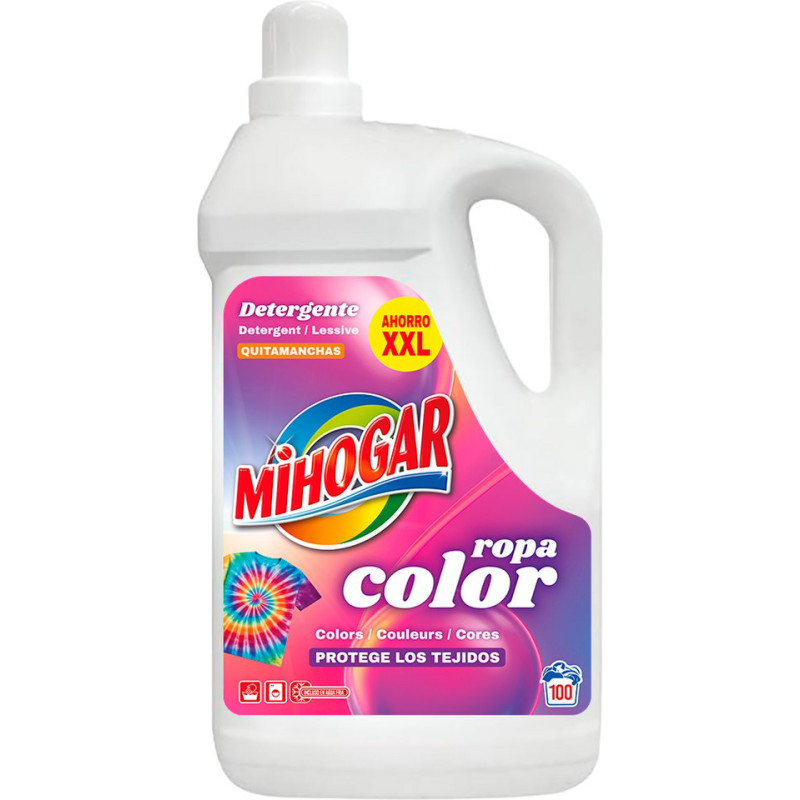 MIHOGAR-DET-LIQ-5LT-GEL-100D-ROPA-COLOR Detergente líquido Mihogar