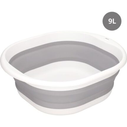 Barreño plegable de 9 litros de capacidad