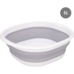 Barreño plegable de 5 litros de capacidad