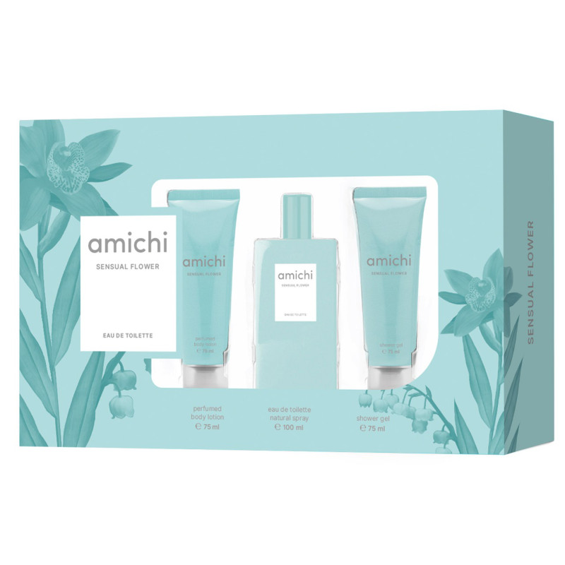 AMICHI-SENSUAL-FLOW-EST-COL-WOM-75VGB Estuche amichi sensual flower - Imagen 1