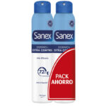 Sanex Desodorante Spray Dermo Extra Control duplo